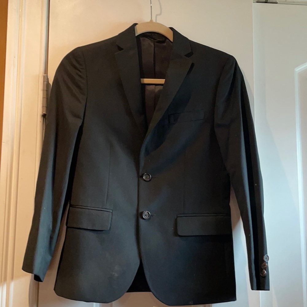 Boys size 12R black jacket